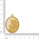 Pingente Medalha Nossa Senhora Aparecida Dourado com Pérola 41mm