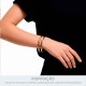 Bracelete Níquel Liso 73mm