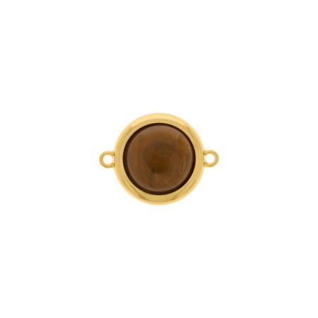 Pingente Ouro com Caramelo Mesclado 34mm
