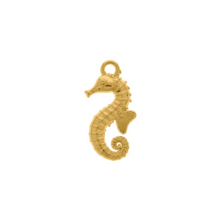 Pingente Cavalo Marinho Ouro 22mm