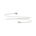 Bracelete de Braço Níquel com Strass 84mm