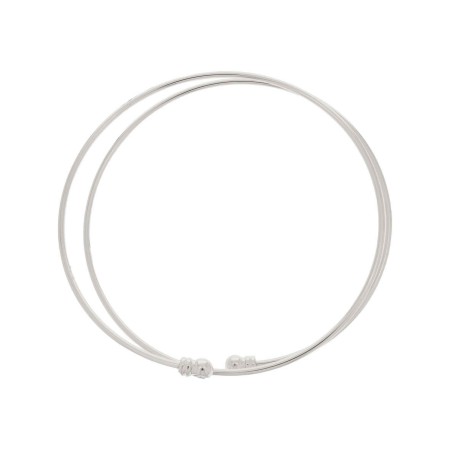Bracelete de Braço Níquel com Strass 84mm