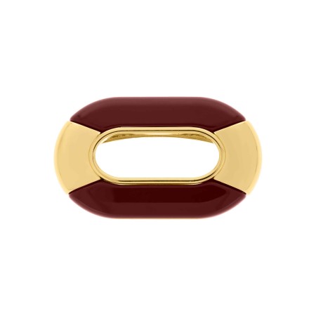 Passador Dourado com Bordô 58mm