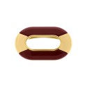 Passador Dourado com Bordô 58mm