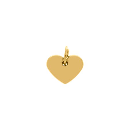Pingente Coração Dourado 11mm