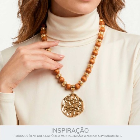 Passador Ouro Redondo 11mm