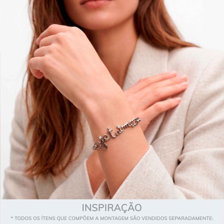 Pulseira Je T'aime Níquel 69mm