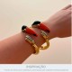 Bracelete Tucano Dourado 70mm