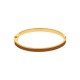 Bracelete Fino Dourado com Caramelo 67mm