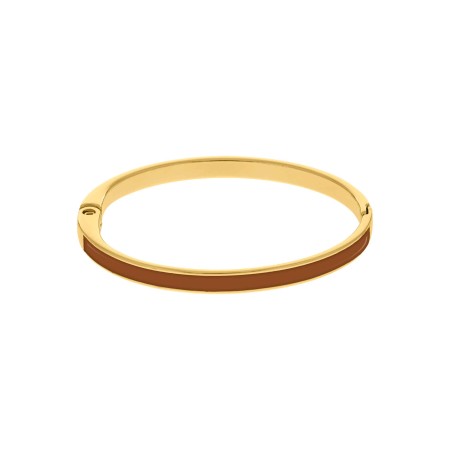 Bracelete Fino Dourado com Caramelo 67mm