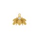 Pingente Inseto Dourado 21mm