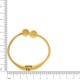 Bracelete Esferas Ouro 65mm