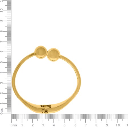 Bracelete Esferas Ouro 65mm