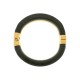 Bracelete Acrílico Verde Militar com Dourado 80mm