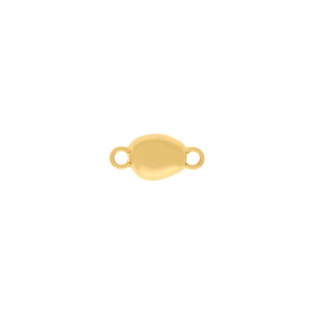 Pingente Dourado Orgânico 17mm