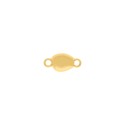 Pingente Dourado Orgânico 17mm