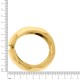 Bracelete Dourado Orgânico 76mm