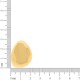 Brinco Orgânico Dourado 29mm