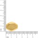 Passador Orgânico Dourado 22mm