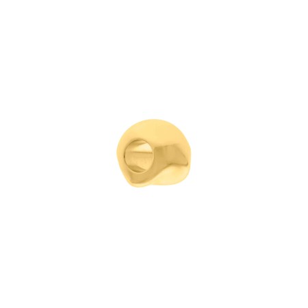 Passador Entremeio Orgânico Dourado 10mm