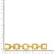 Bridão Articulado Bold Dourado 153mm