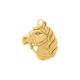 Maxi Pingente Cavalo Dourado 46mm
