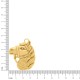 Maxi Pingente Cavalo Dourado 46mm