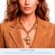 Pingente Cavalo Dourado 24mm