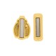 Broche Inseto Dourado com Imã 26mm