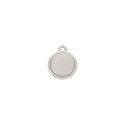 Pingente Medalha Níquel 17mm