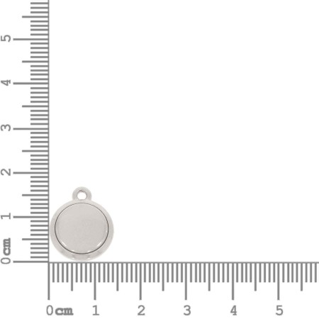 Pingente Medalha Níquel 17mm