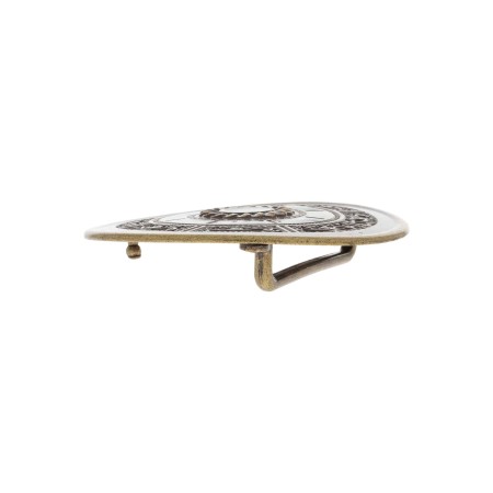 Fivela Ouro Velho com Pino Fixo para Tira 50mm