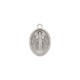 Pingente Medalha Nossa Senhora Medianeira Níquel 24mm
