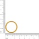 Argola Redonda Ouro 26mm