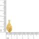 Pingente Concha Dourado 23mm