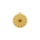 Pingente Medalha Preciosa Ouro sem Strass 32mm