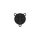 Entremeio Terço São Bento Preto Fosco 24mm