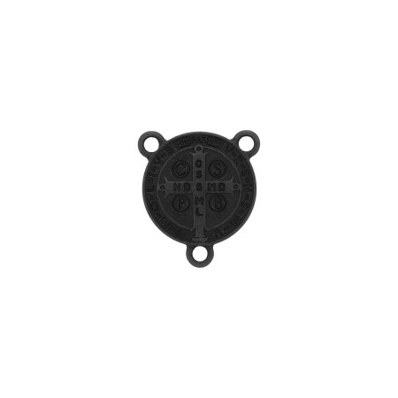 Entremeio Terço São Bento Preto Fosco 24mm