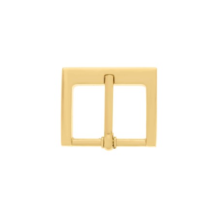 Fivela para Cinto Feminino Retangular Dourada 31mm