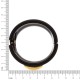 Maxi Bracelete Acrílico Marrom Oxidado com Dourado 70mm
