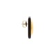 Brinco 2 em 1 Dourado com Marrom Oxidado 30mm