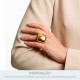 Anel Bold Ouro N° 22