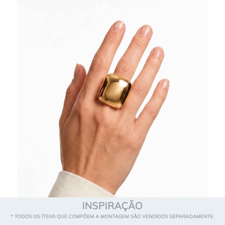 Anel Bold Ouro N° 22