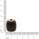 Passador Acrílico Marrom Oxidado com Ouro mm