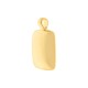 Pingente Dourado para Colar com Argola 54mm