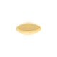 Passador Dourado Navete 30mm