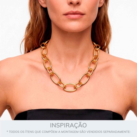 Bridão Elos Dourado 176mm