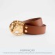 Fivela de Cinto Country Dourada 40mm