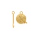 Conjunto de Pingentes Crochê Dourado