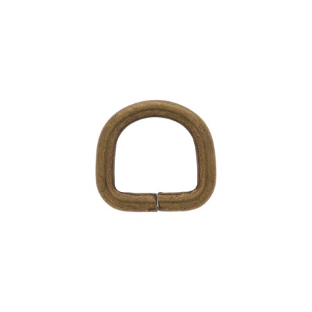 Meia Argola Ouro Velho 16mm